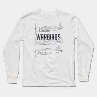 Warbird Gathering: Blueprint Legends Long Sleeve T-Shirt